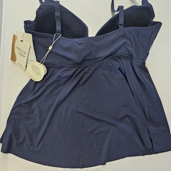 Coco Reef Contours Diamond Surplice Tankini Top - Picture 6 of 9